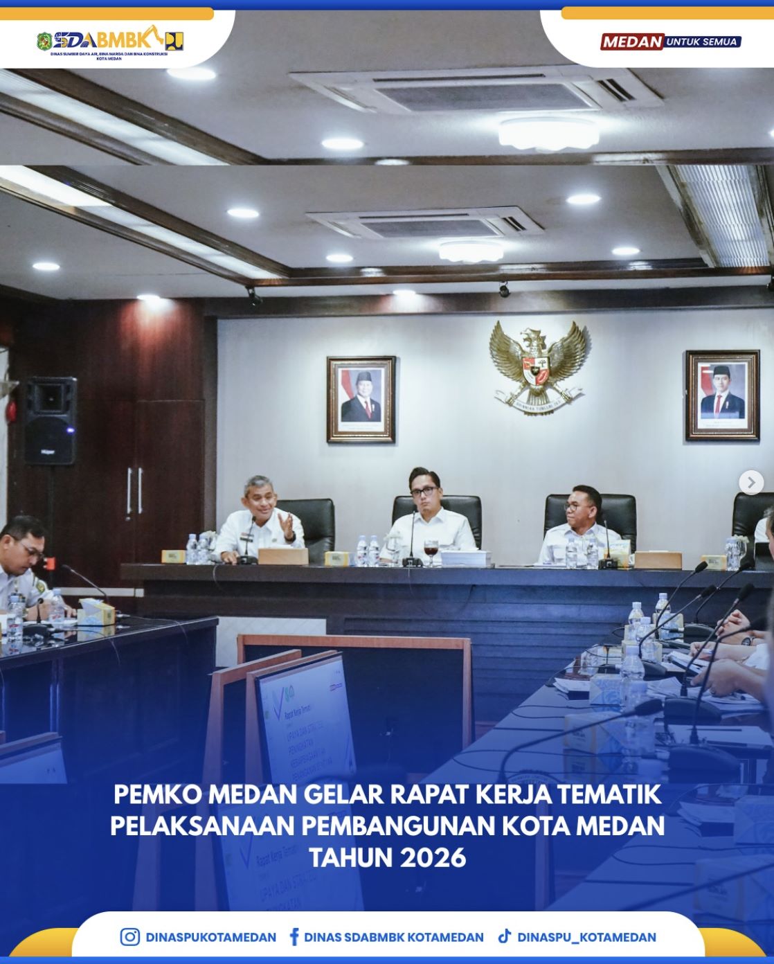 Pemko Medan Gelar Rapat Kerja Tematik Pelaksanaan Pembangunan Kota Medan Tahun 2026