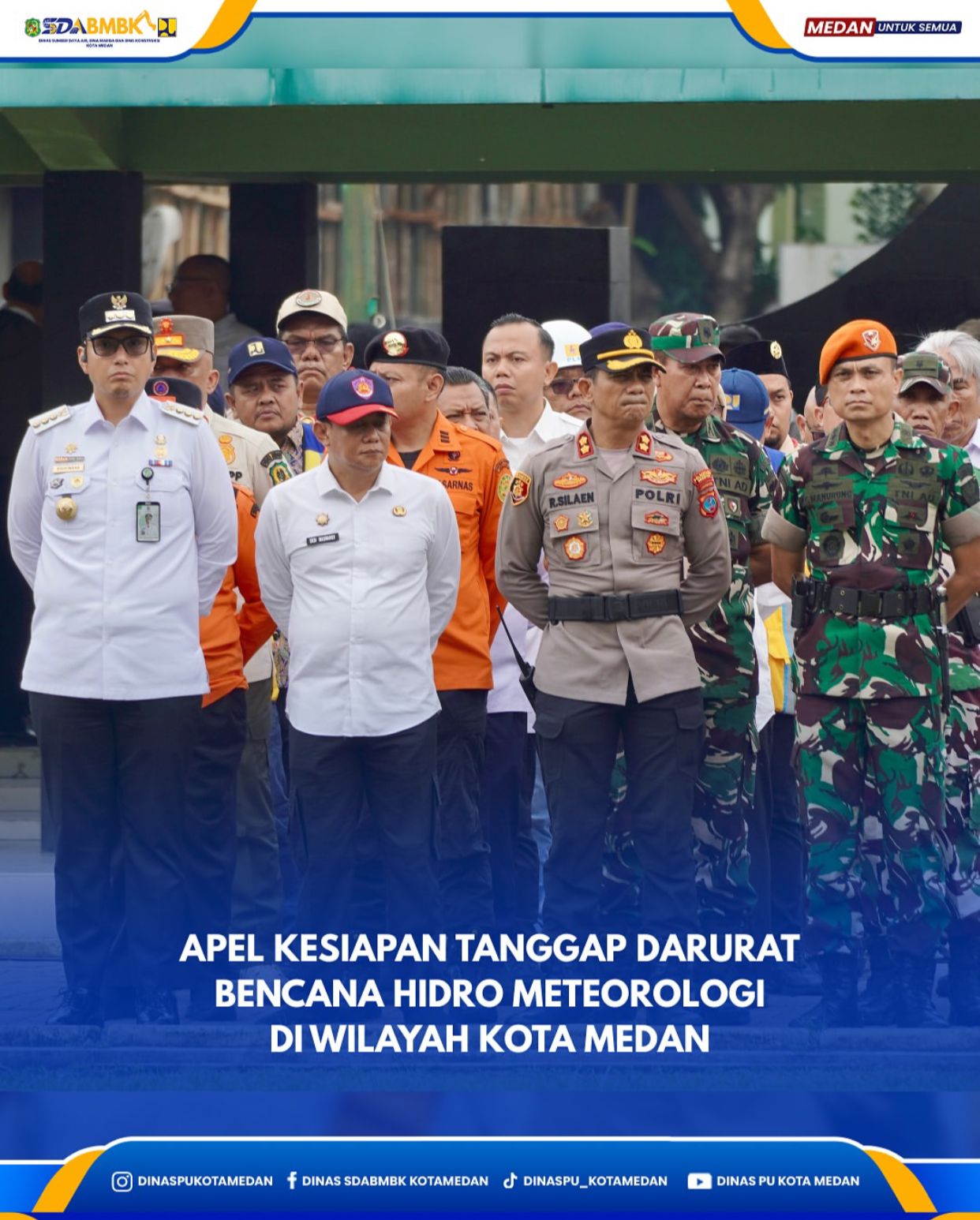 Apel Kesiapan Tanggap Darurat Bencana Hidro Meteorologi di Wilayah Kota Medan
