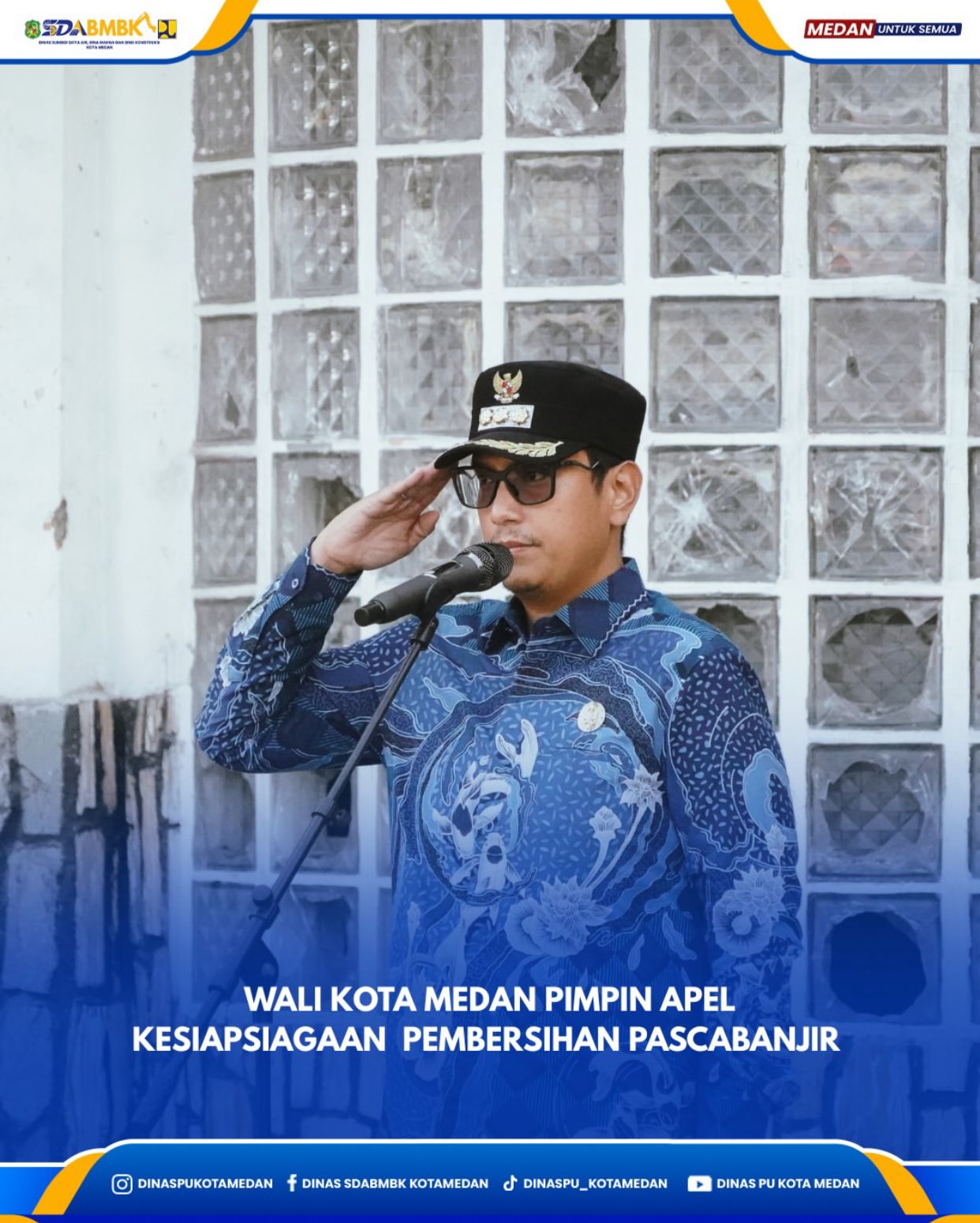 Wali Kota Medan Pimpin Apel Kesiapsiagaan Pembersihan Pascabanjir